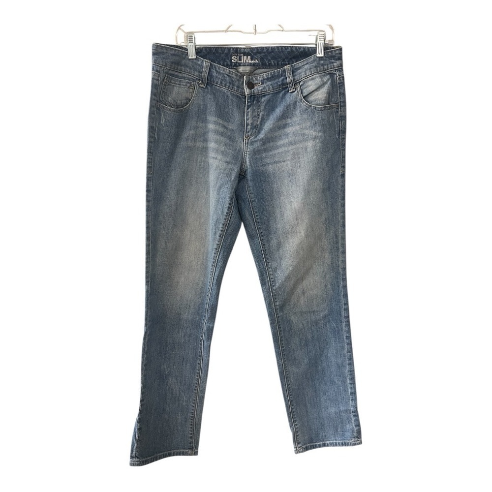 New York & Company Low Rise Slim Slouch Leg Women’s Jeans Size 8